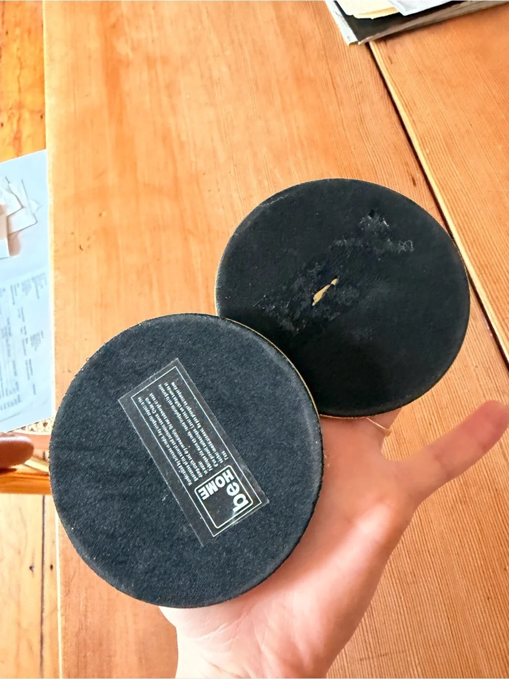 Minimalist Round Brass Candle Holders - Pair